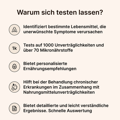 Aktion: Bundle Mikronährstoffanalyse Pro und Unverträglichkeitstest Pro